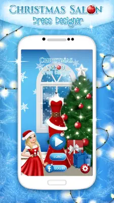 Christmas Salon Dress Designer android App screenshot 0